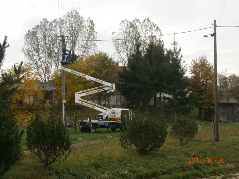 Rekonštrukcia verejného osvetlenia v obci Lada