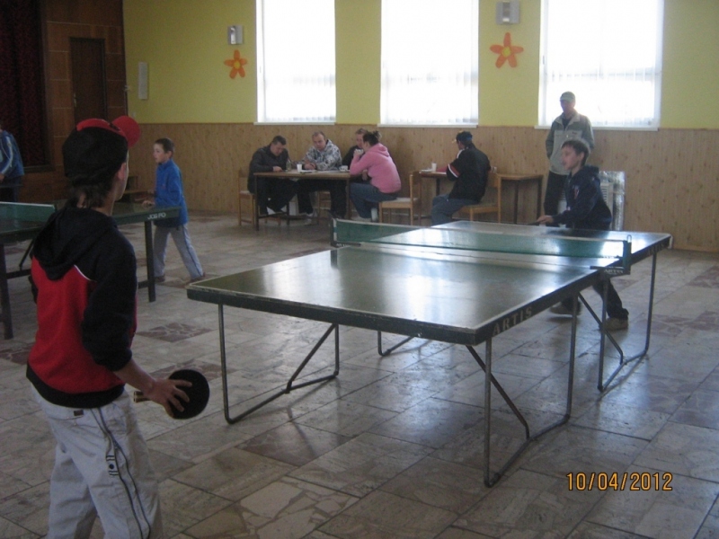 Stolnotenisový turnaj o pohár starostu obce 2012