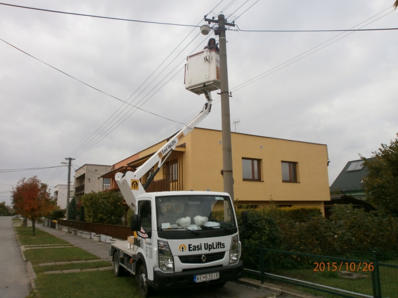 Rekonštrukcia verejného osvetlenia v obci Lada