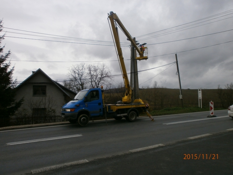 Rekonštrukcia verejného osvetlenia v obci Lada