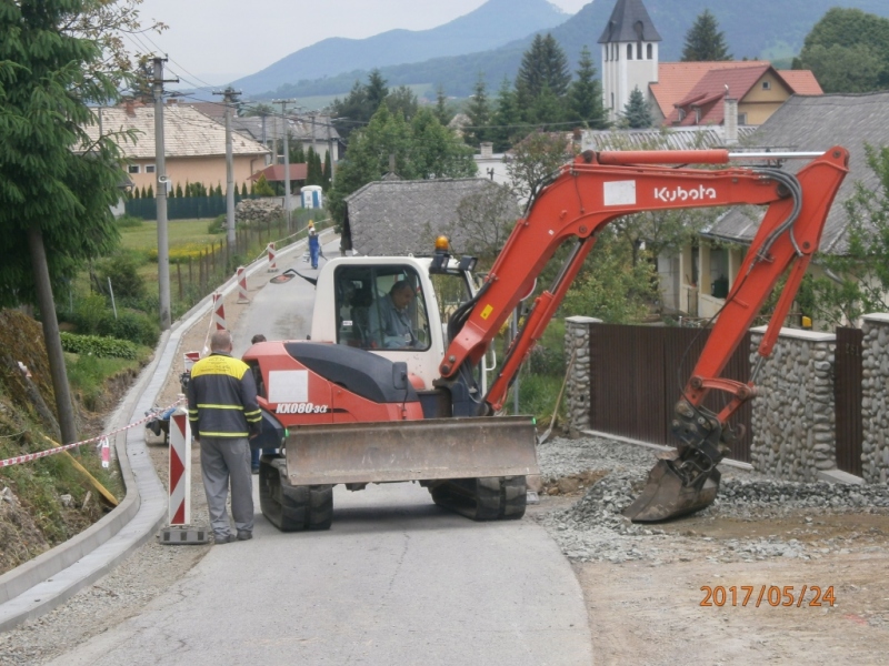 Rekonštrukcia miestnej komunikácie v obci Lada