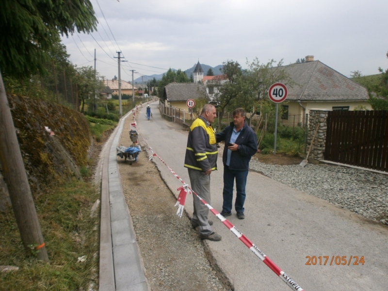 Rekonštrukcia miestnej komunikácie v obci Lada