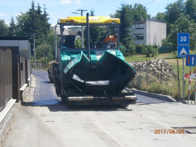 Rekonštrukcia miestnej komunikácie v obci Lada