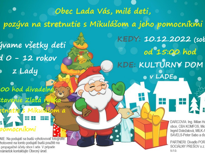 Stretnutie s Mikulášom 10.12.2022 