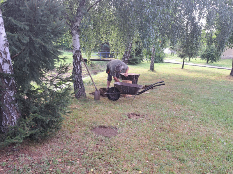 Obnova parku v smere na Trnkov