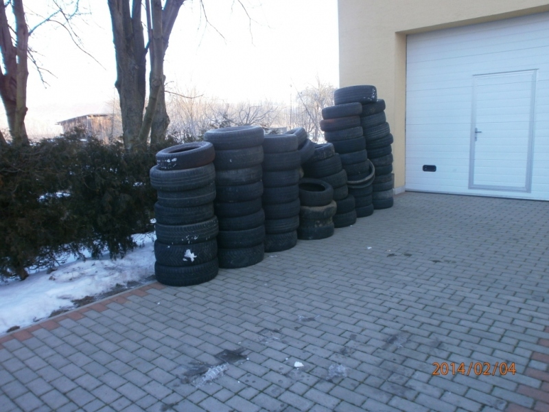 Separovanie odpadu - pneumatiky 