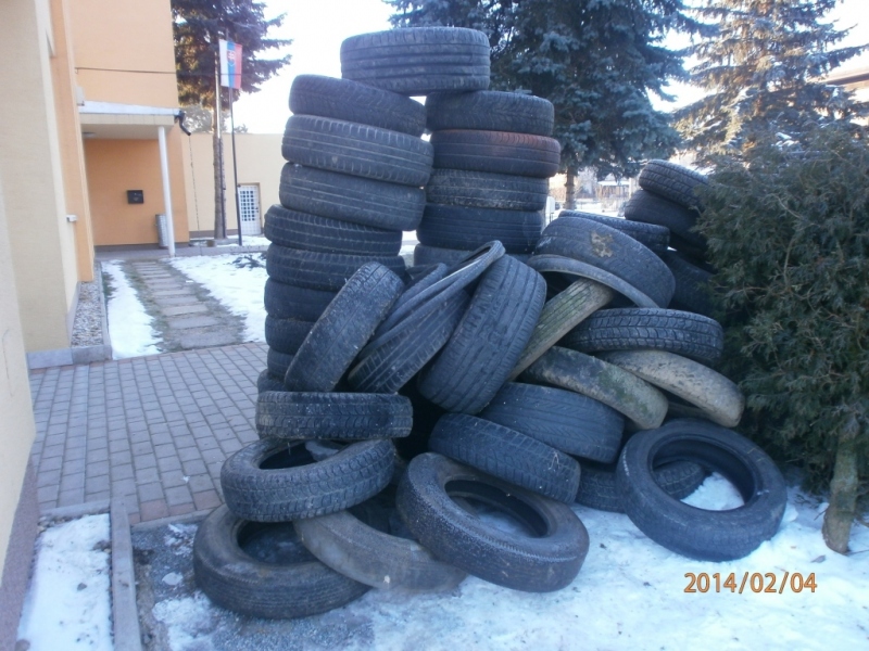Separovanie odpadu - pneumatiky