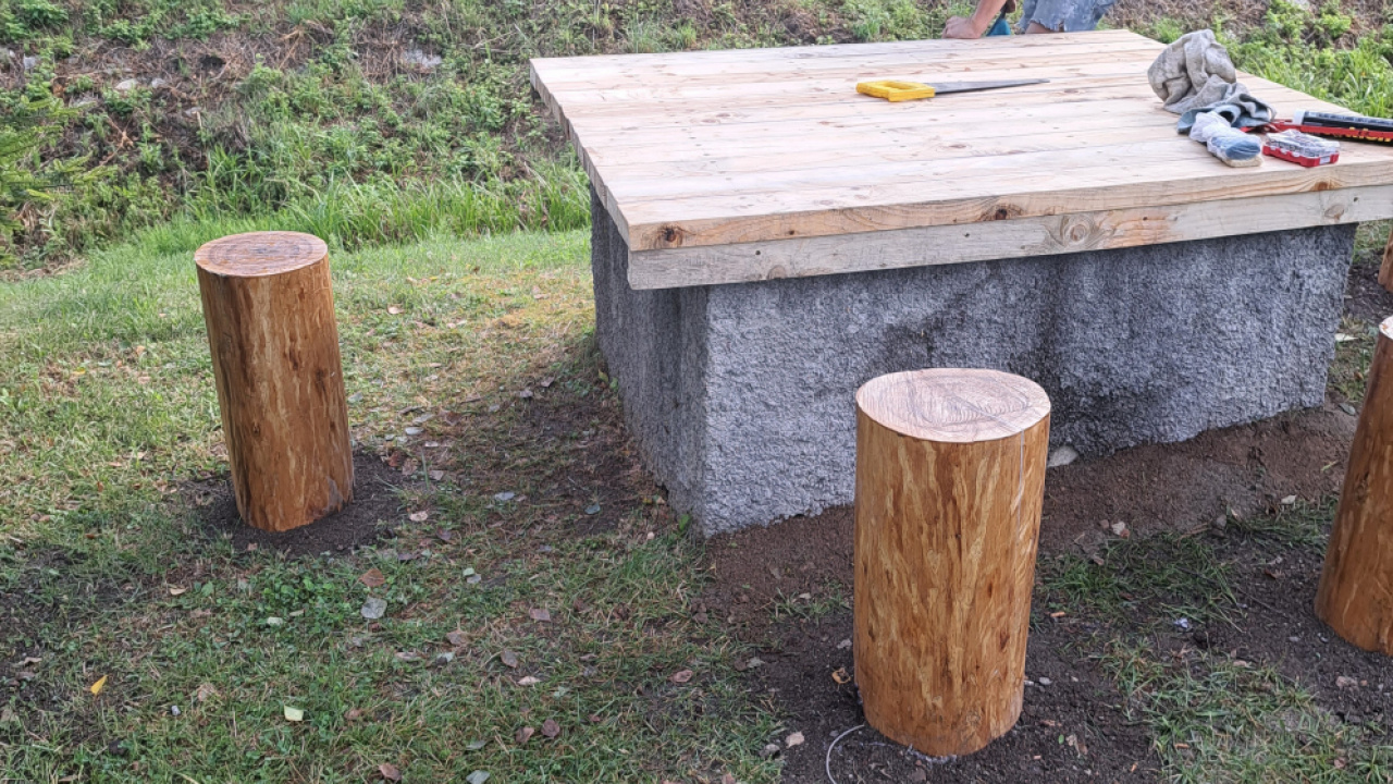 Obnova parku v smere na Trnkov Obnova parku v smere na Trnkov