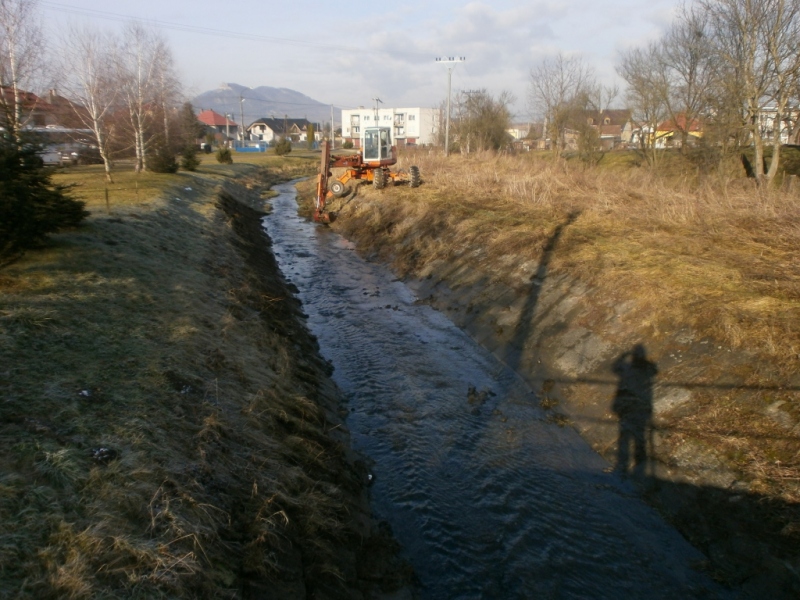 Protipovodňové opatrenie - čistenie potokov