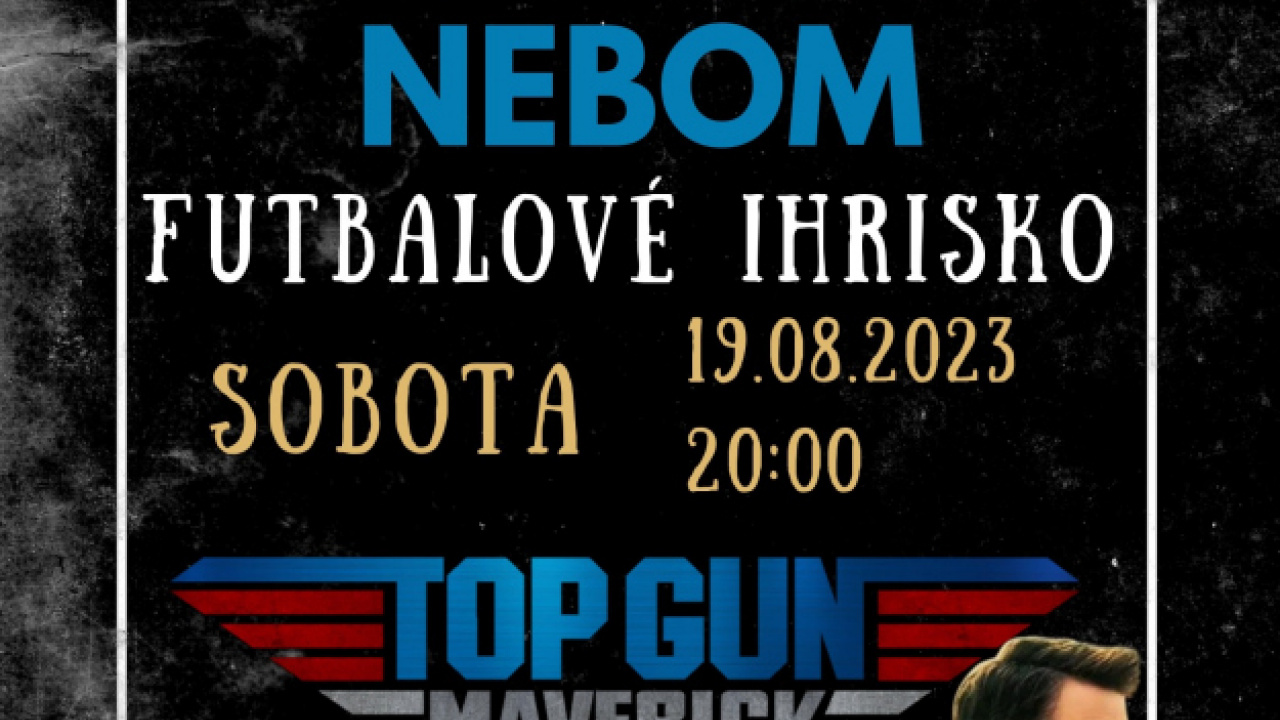 Kino pod holým nebom 19.8.2023 Kino pod holým nebom 19.8.2023