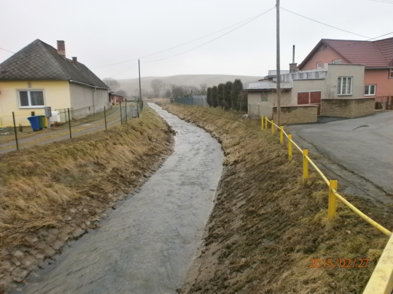 Protipovodňové opatrenie - čistenie potokov