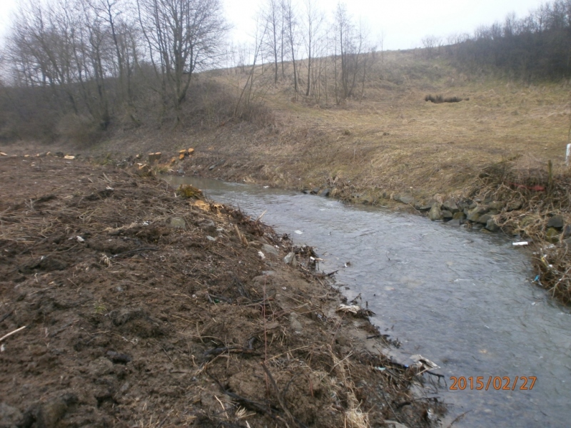 Protipovodňové opatrenie - čistenie potokov