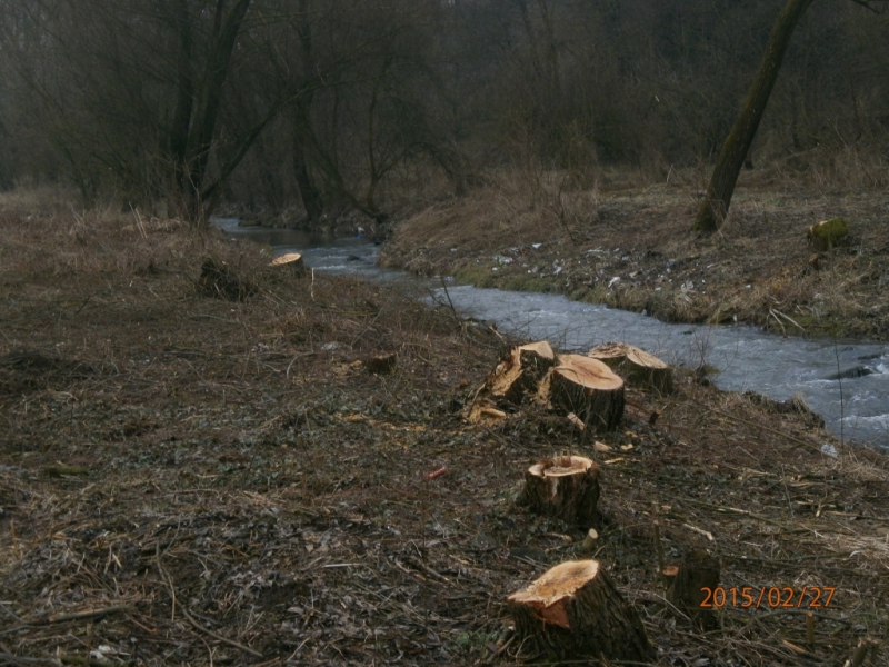 Protipovodňové opatrenie - čistenie potokov