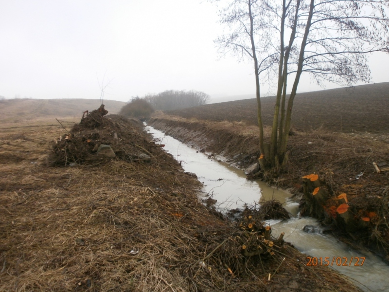 Protipovodňové opatrenie - čistenie potokov