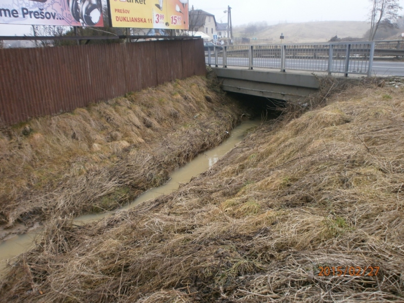 Protipovodňové opatrenie - čistenie potokov