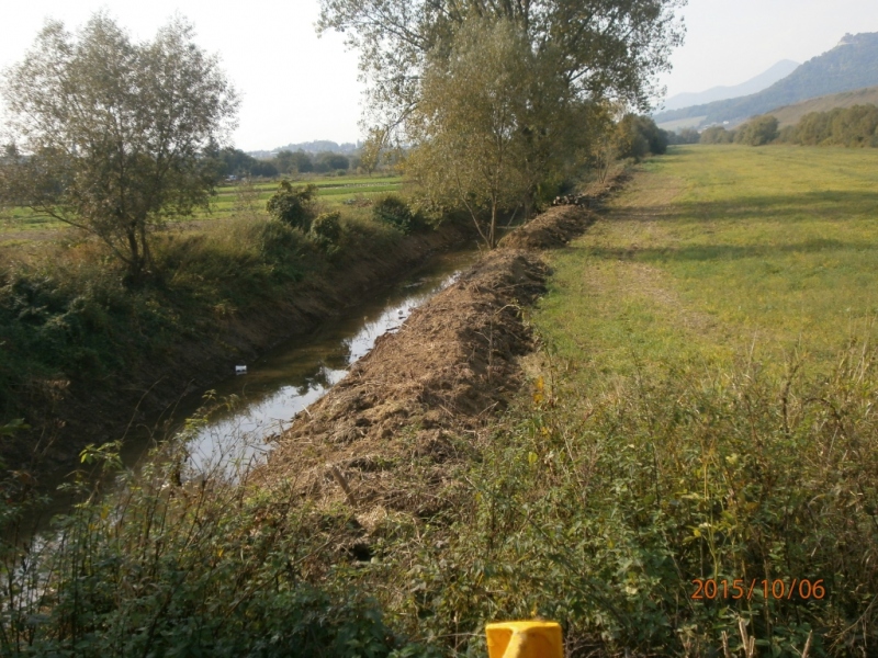 Čistenie potoka Ladianka
