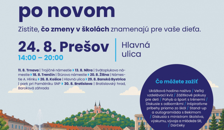 Fotka - Pozvánka na predstavenie nového štátneho vzdelávacieho programu Prešov 24.8.2026