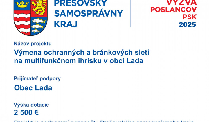 Fotka - Výzva poslancov PSK 2025