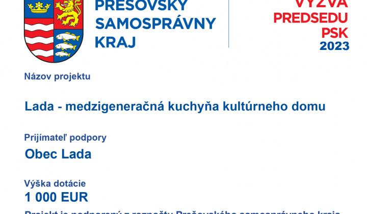 Fotka - Výzva predsedu PSK 2023