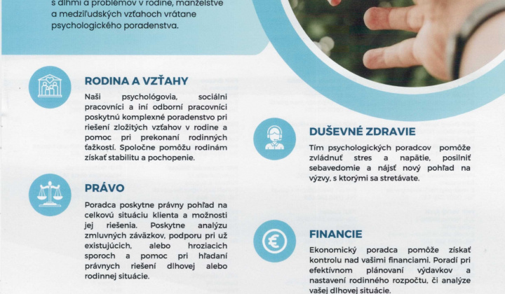 Fotka - Poradňa komplexnej pomoci - ÚPSVaR