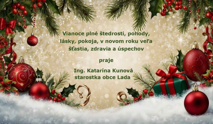 Fotka - Vianočné prianie občanom