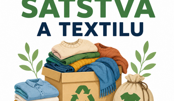 Fotka - Zber šatstva a textilu 25.5.-29.5.2026